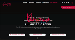 Desktop Screenshot of grevin-paris.com